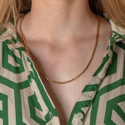 Collier Maille en or rose