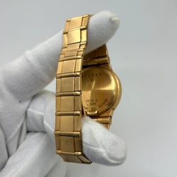 Montre BULGARI "Diagono" en or jaune