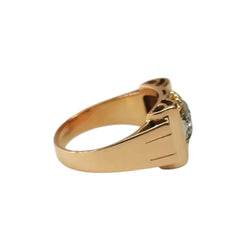 Bague Tank en or rose et diamants