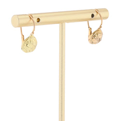 Boucles d'oreilles Dormeuses en or jaune et or rose
