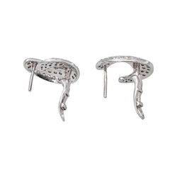 Boucles d'oreilles Or blanc Diamant