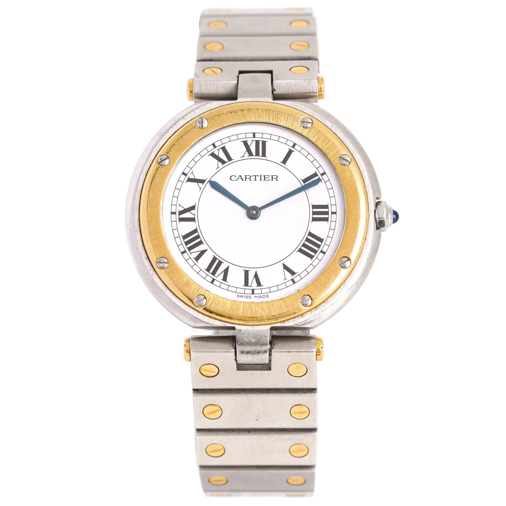 Montre CARTIER "Santos Vendôme" GM en or jaune et acier