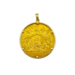 Médaille en or jaune