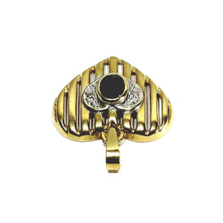 Pendentif en or jaune, saphir et diamants