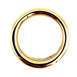 Bague Jonc POMELLATO "Iconia Slim" en or rose et diamants