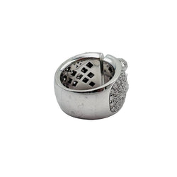 Bague Bandeau CHAUMET "Liens XL" en or blanc et diamants