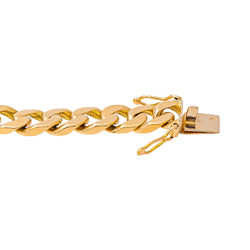 Bracelet Maille Gourmette Or jaune
