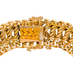 Bracelet Maille américaine Or rose
