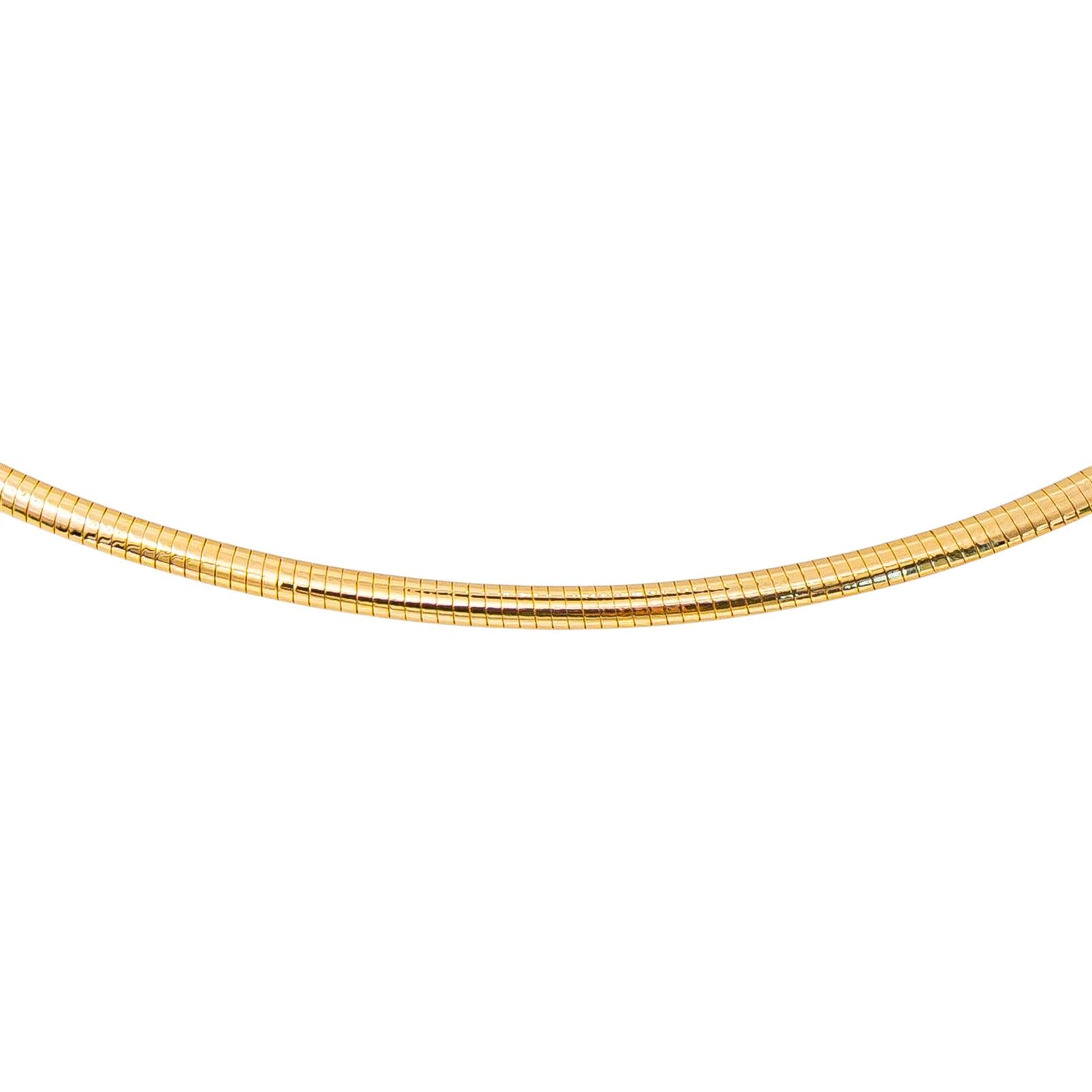 Collier Maille omega Or jaune