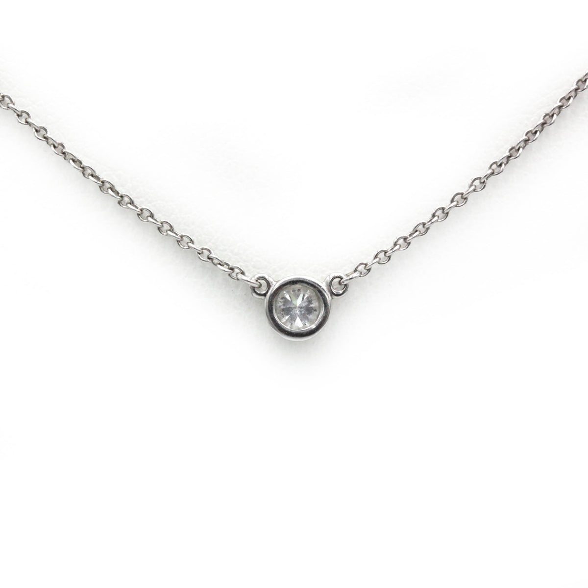 Collier Pendentif TIFFANY & CO. Diamonds By The Yard en platine et diamant