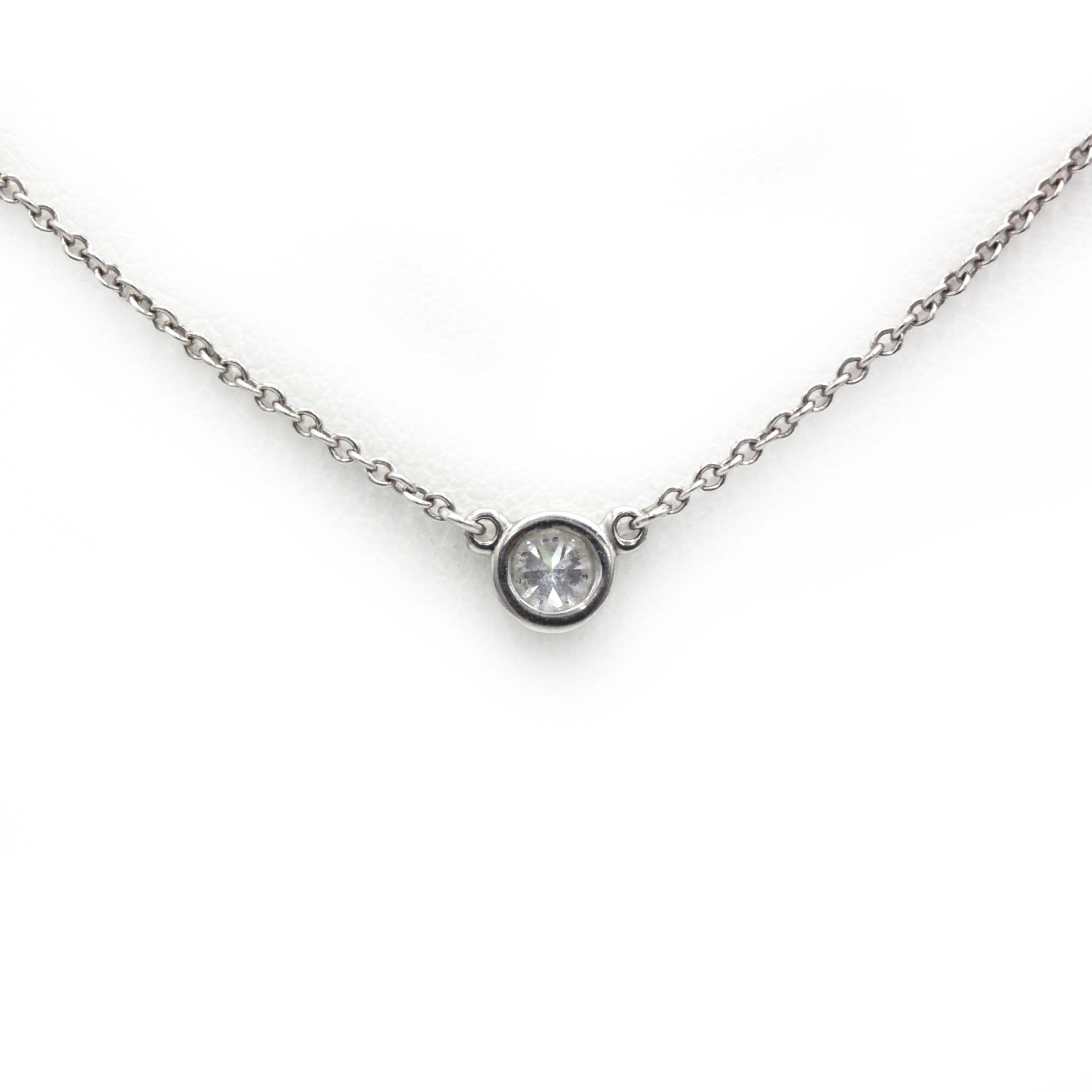 Collier Pendentif TIFFANY & CO. Diamonds By The Yard en platine et diamant