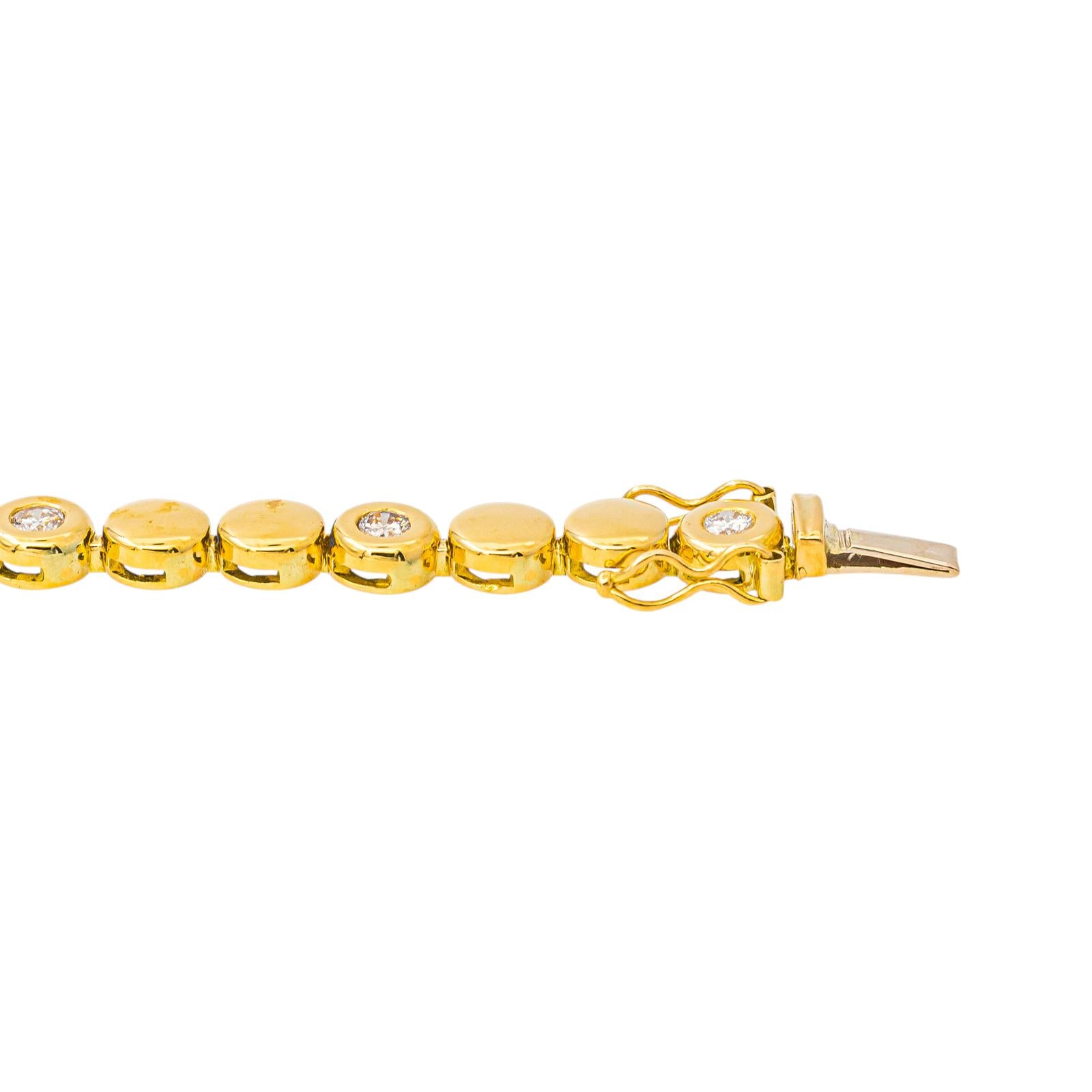 Bracelet Or jaune Diamant