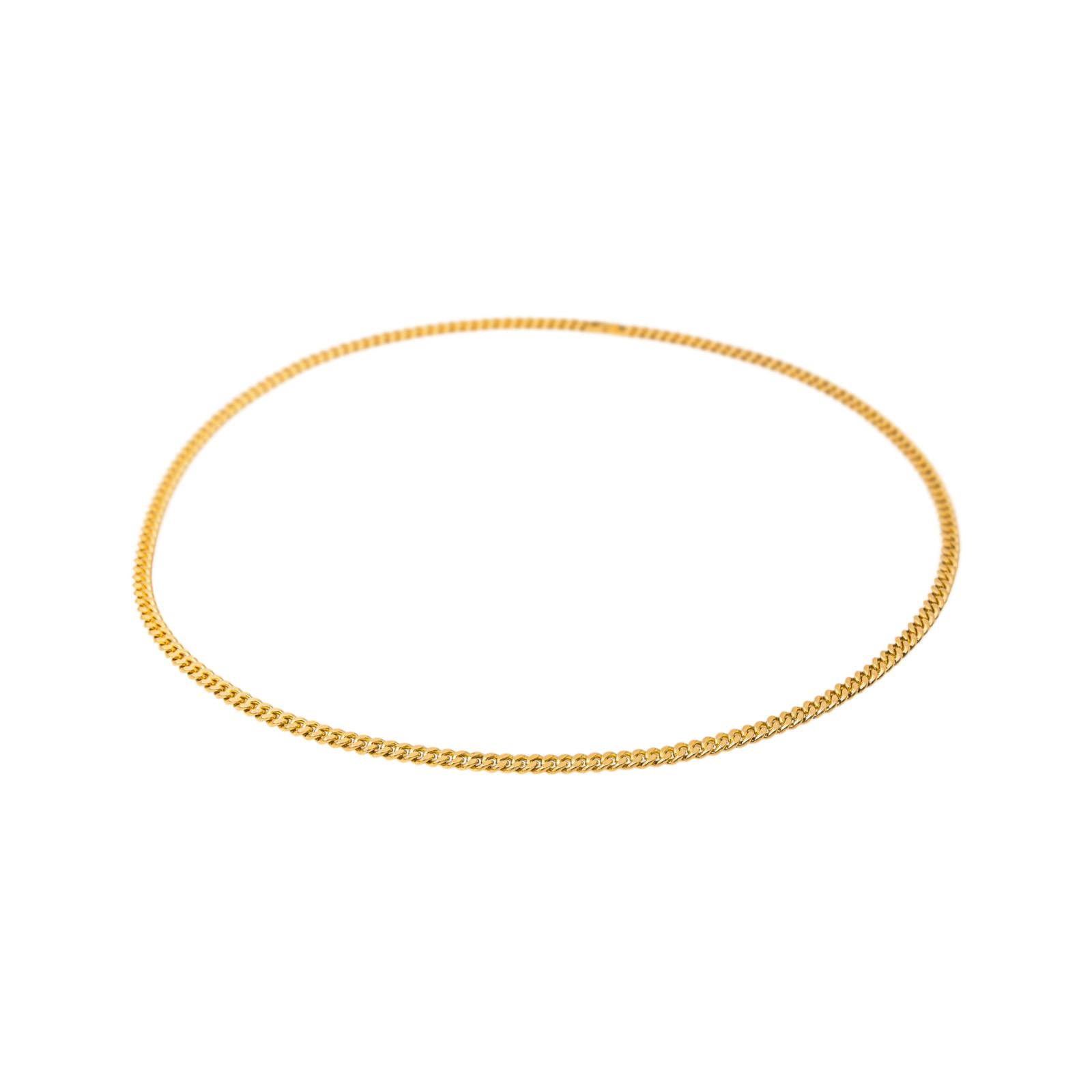 Collier Maille Gourmette Or jaune