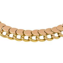 Bracelet Maillon Demi Lune Or rose