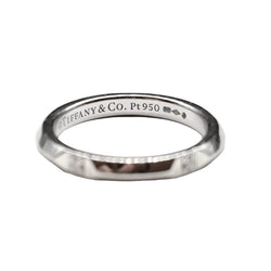 Bague Alliance TIFFANY & CO. "Tiffany True" en platine et diamants