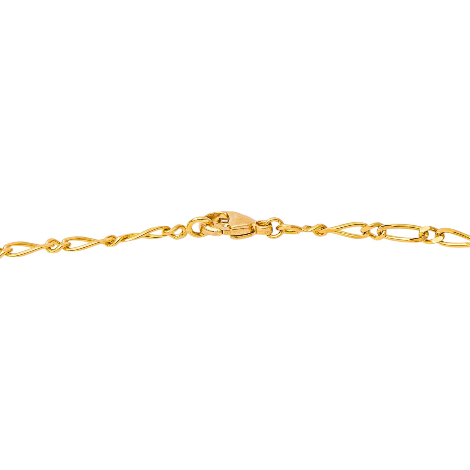 Collier Maille Figaro Or jaune