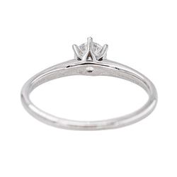 Bague Solitaire Or blanc Diamant