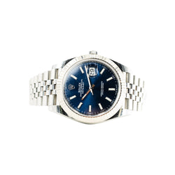 Montre ROLEX "Datejust 41" en acier et or blanc