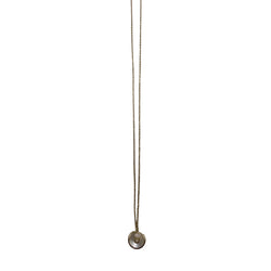 Collier Pendentif CARTIER "Amulette" en or jaune, nacre et diamants