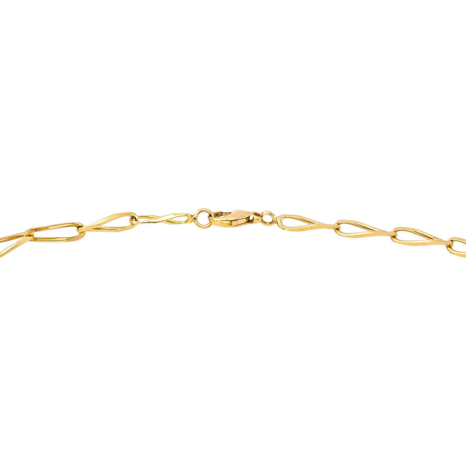 Collier  Maille cheval Or jaune