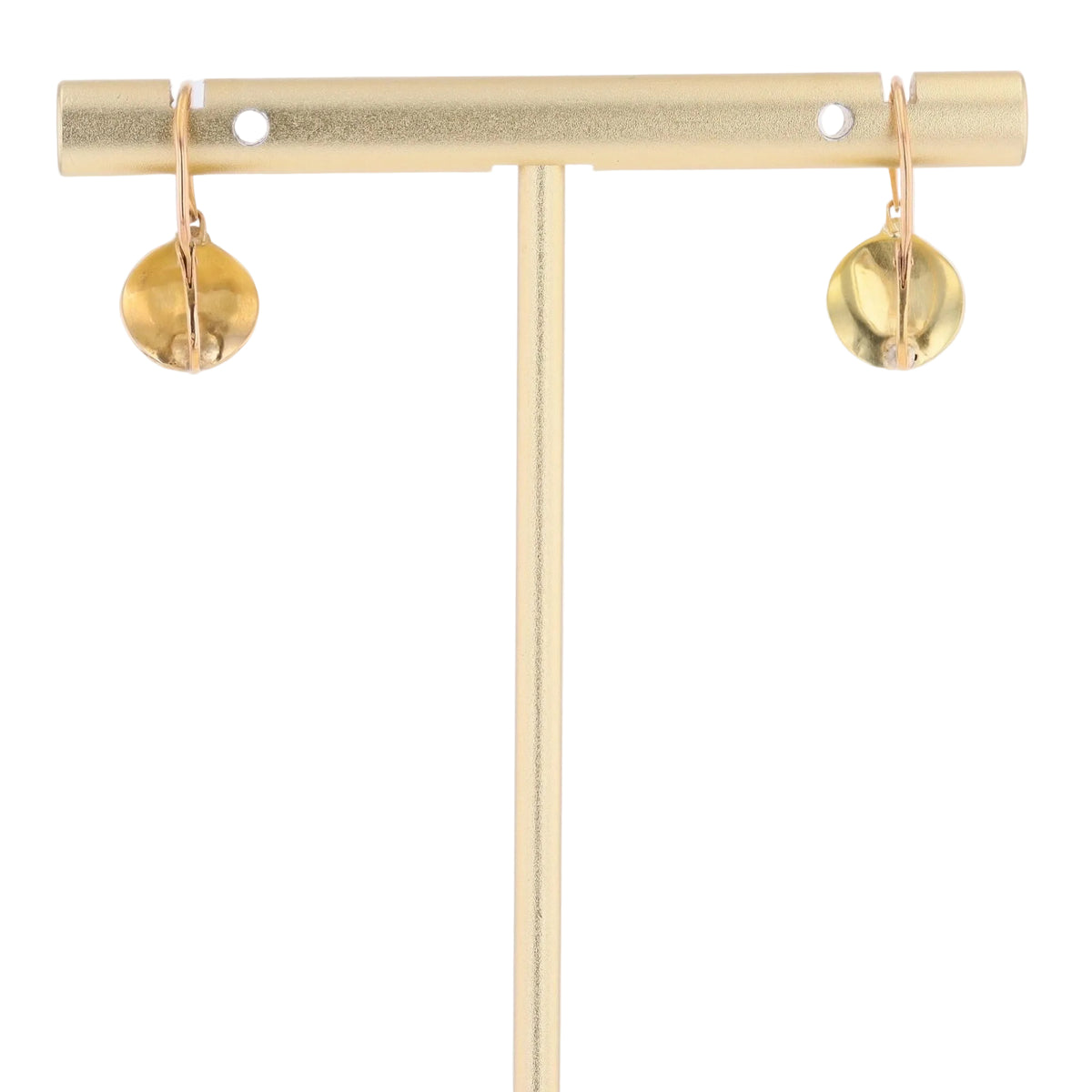 Boucles d'oreilles Dormeuses en or jaune et or rose