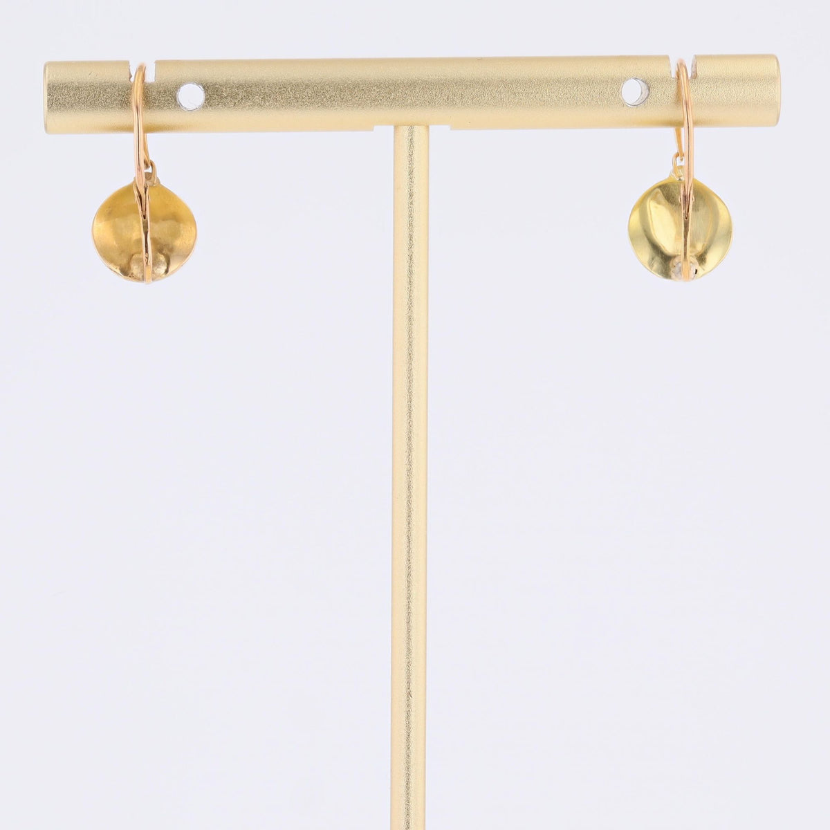 Boucles d'oreilles Dormeuses en or jaune et or rose