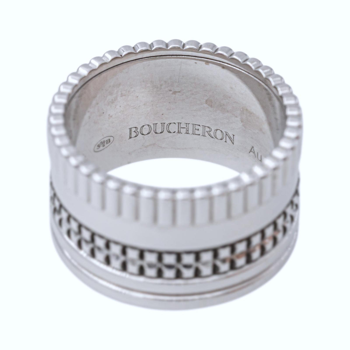 Boucheron Bague Quatre Or blanc