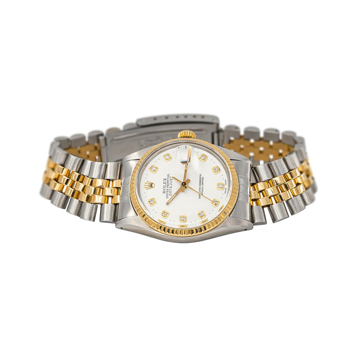 Rolex Montre Datejust Or jaune Diamant