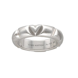 Bague Alliance LOUIS VUITTON "Volt" en or blanc