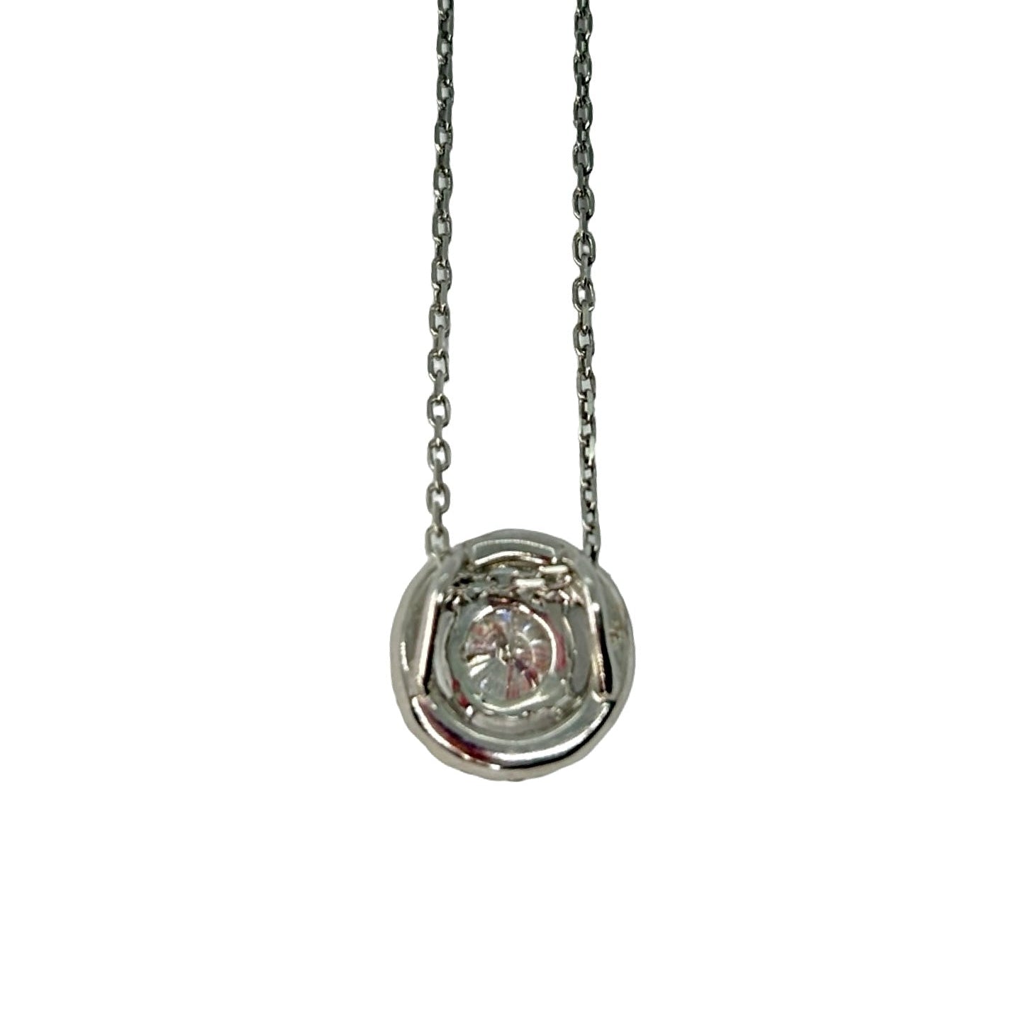 Collier Pendentif en or blanc et diamants