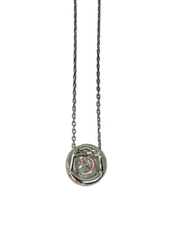 Collier Pendentif en or blanc et diamants