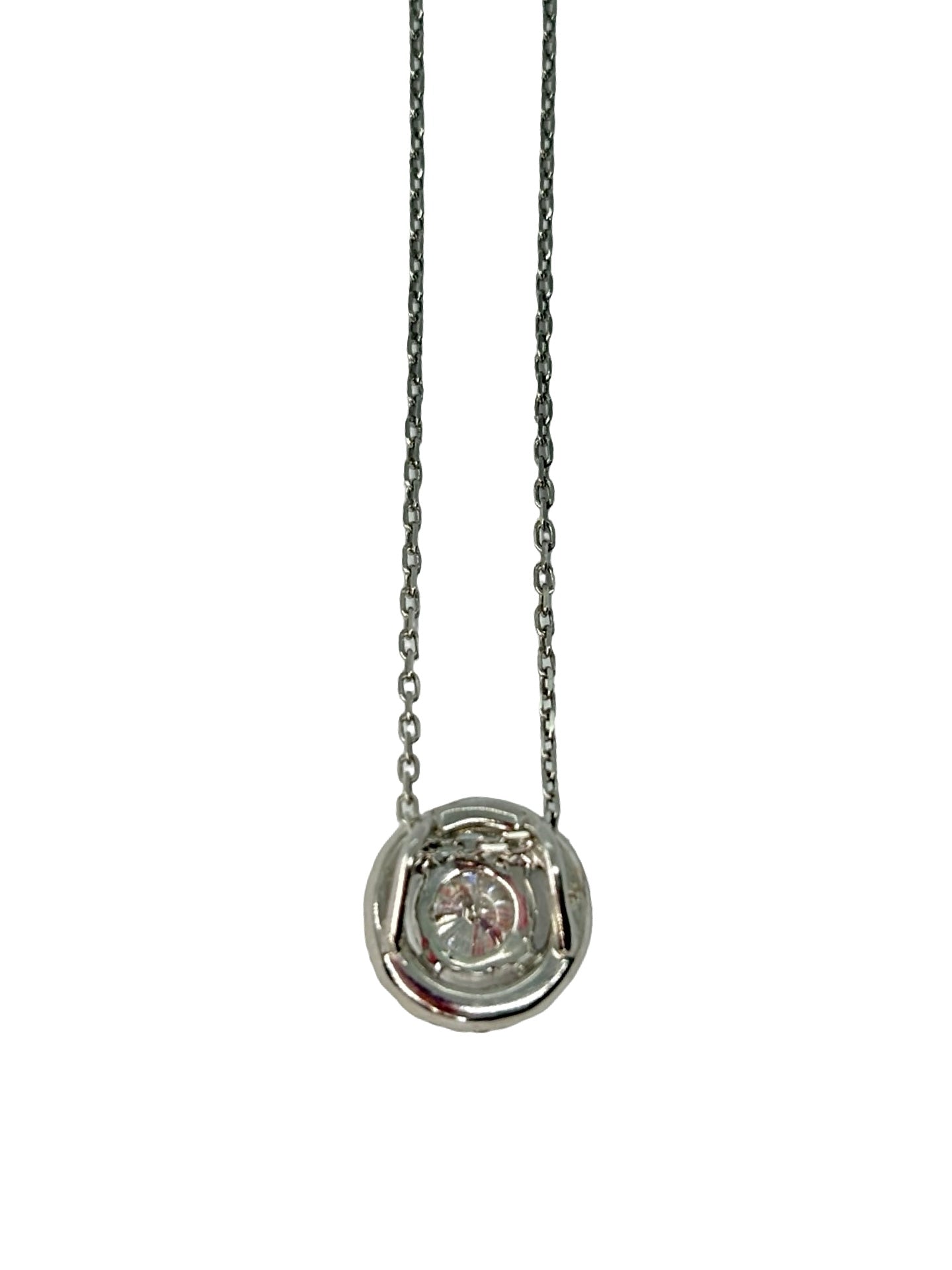 Collier Pendentif en or blanc et diamants