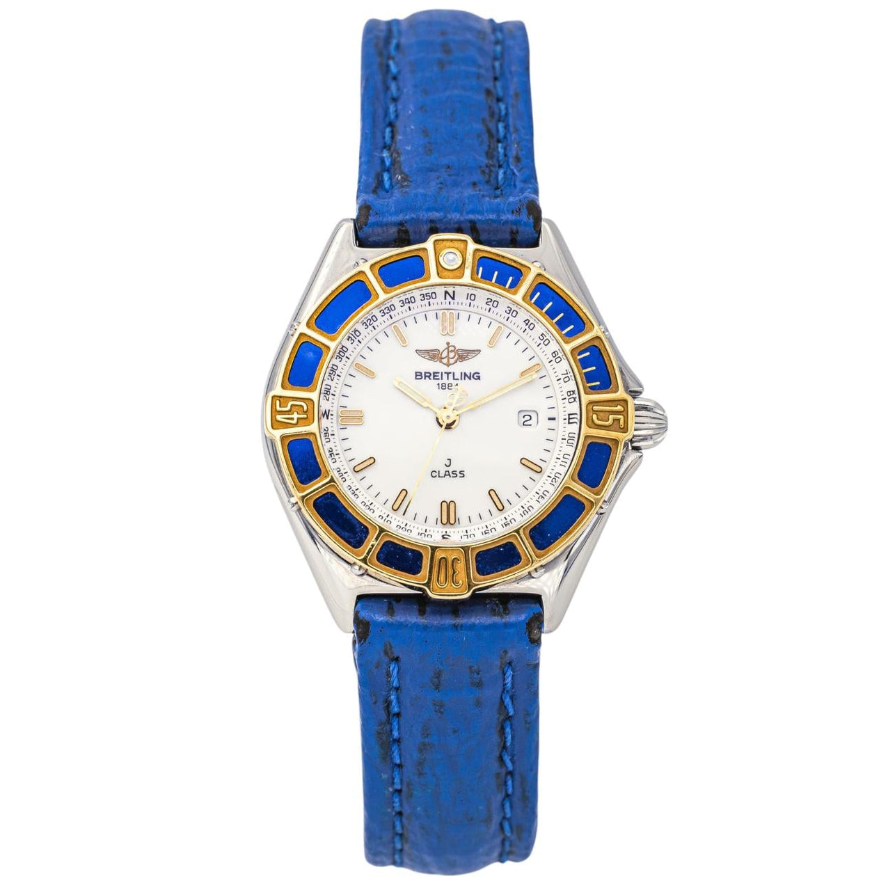 Montre BREITLING J-Class en acier et cuir