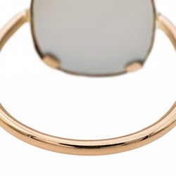 Ginette NY Bague White mop antique Or rose Nacre