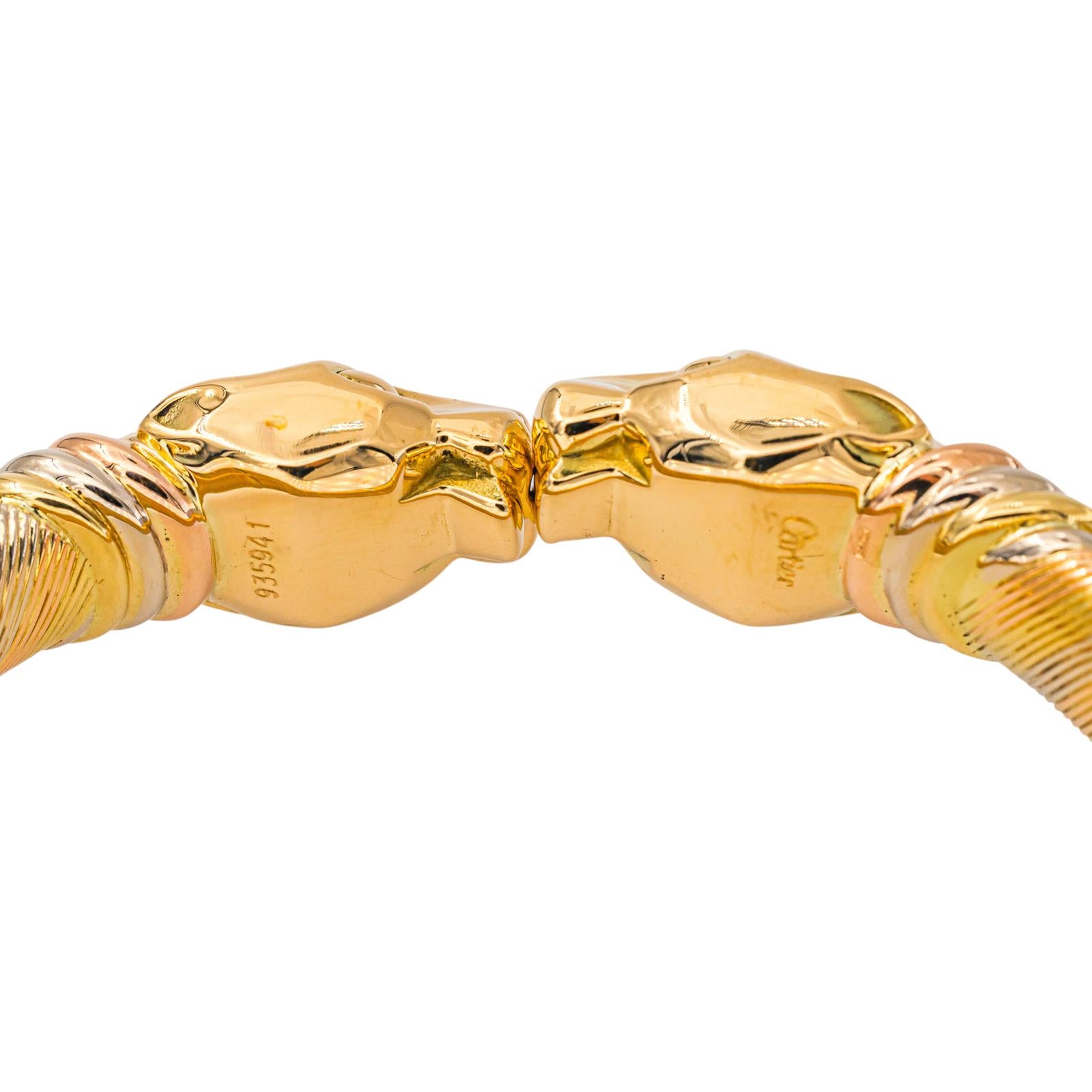 Cartier Bracelet Jonc Panthère Or jaune