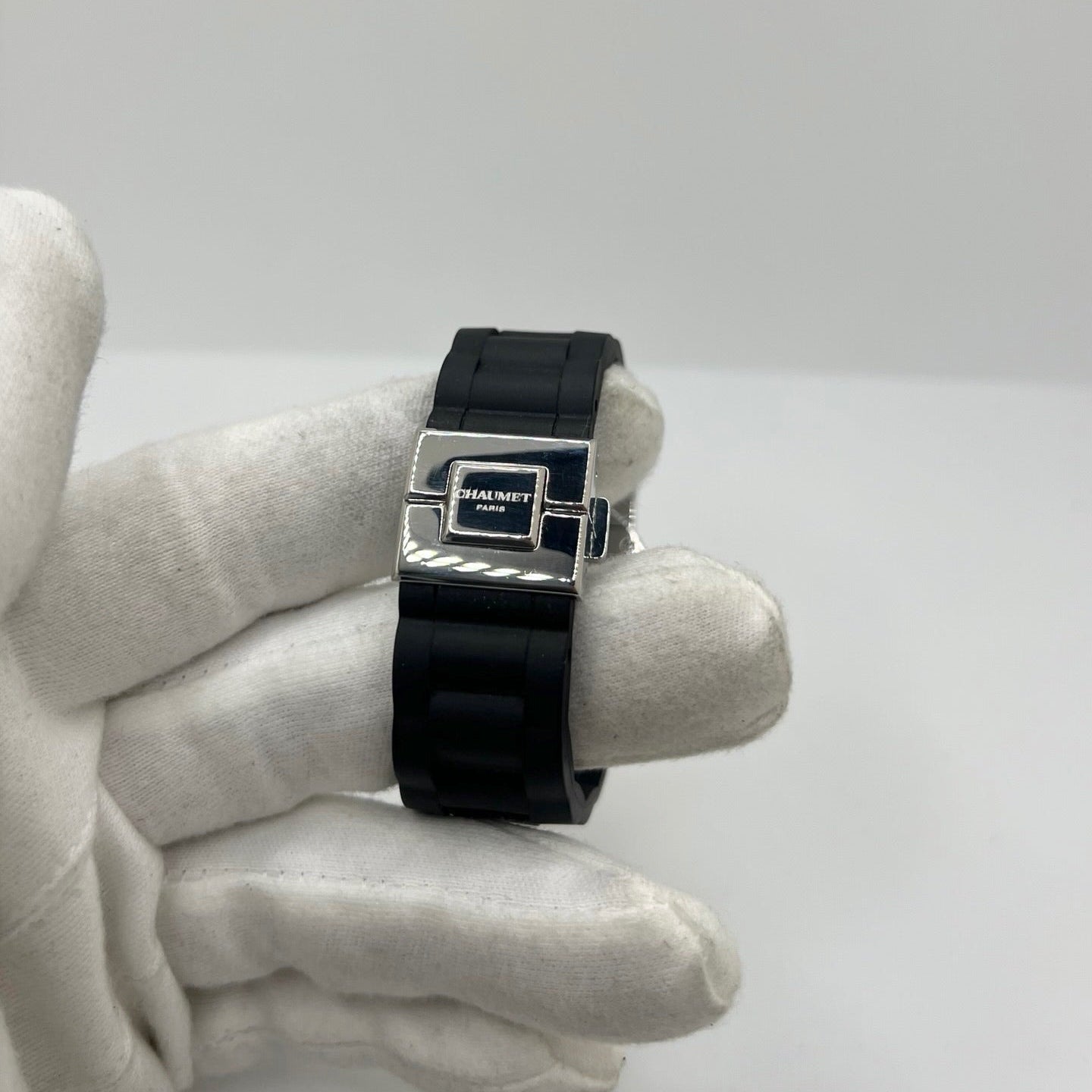 Montre CHAUMET "Class One" en acier et caoutchouc