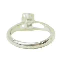 Bague Solitaire en or blanc et diamant