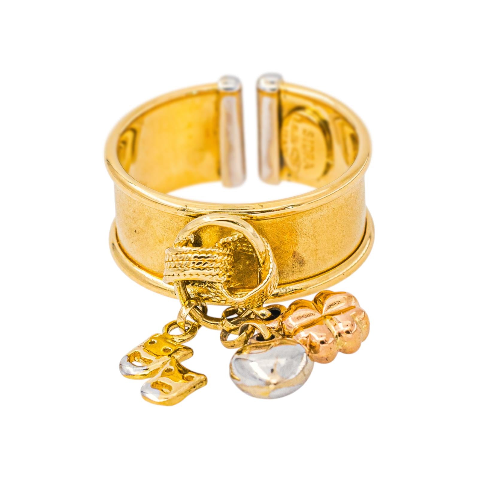 Bague Breloques Or jaune