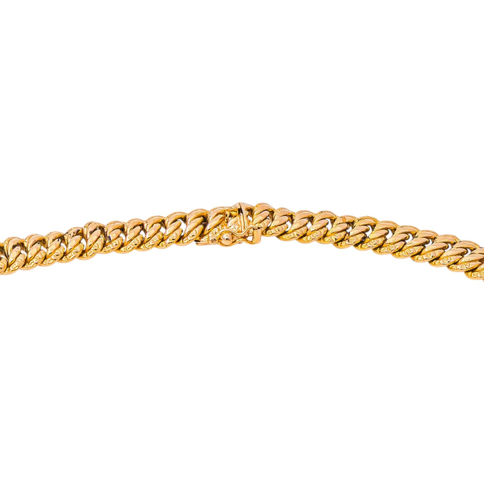Collier  Maille américaine  Or rose