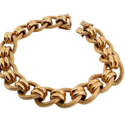 Bracelet Maille en or jaune