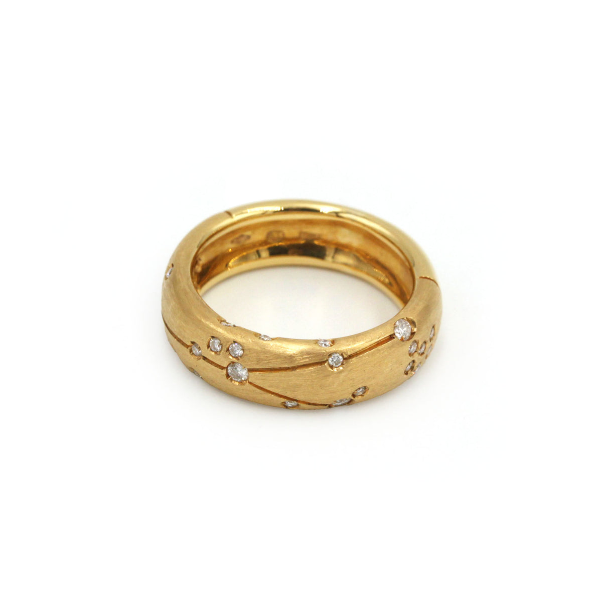 Bague Bandeau REPOSSI Astrale en or jaune et diamants