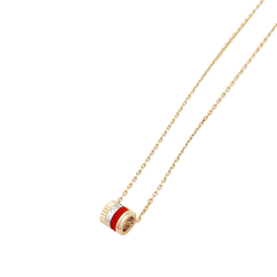 Collier Boucheron « Mini Bague Quatre Red Edition », 3 ors, céramique rouge.