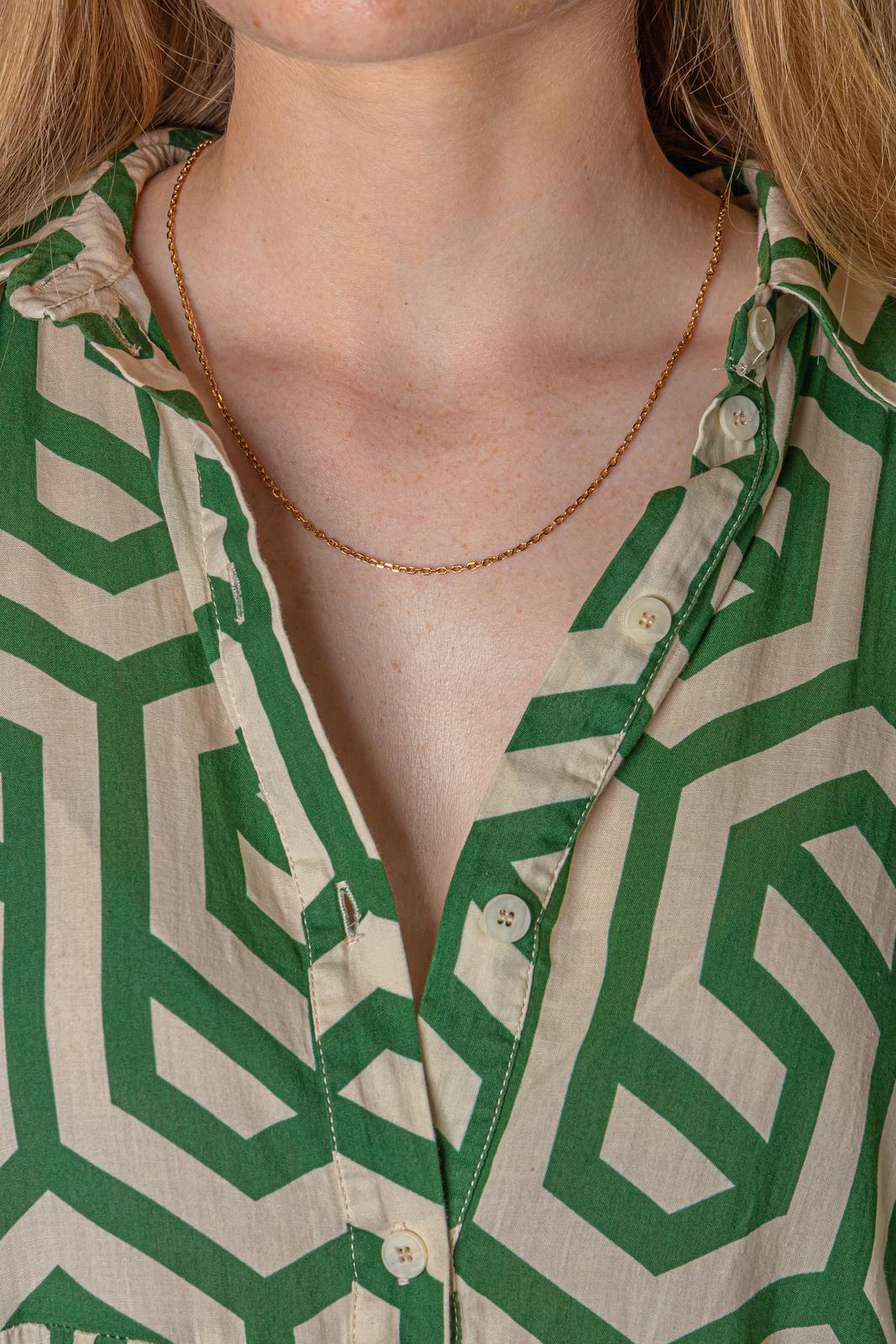 Collier Maille forçat Or rose