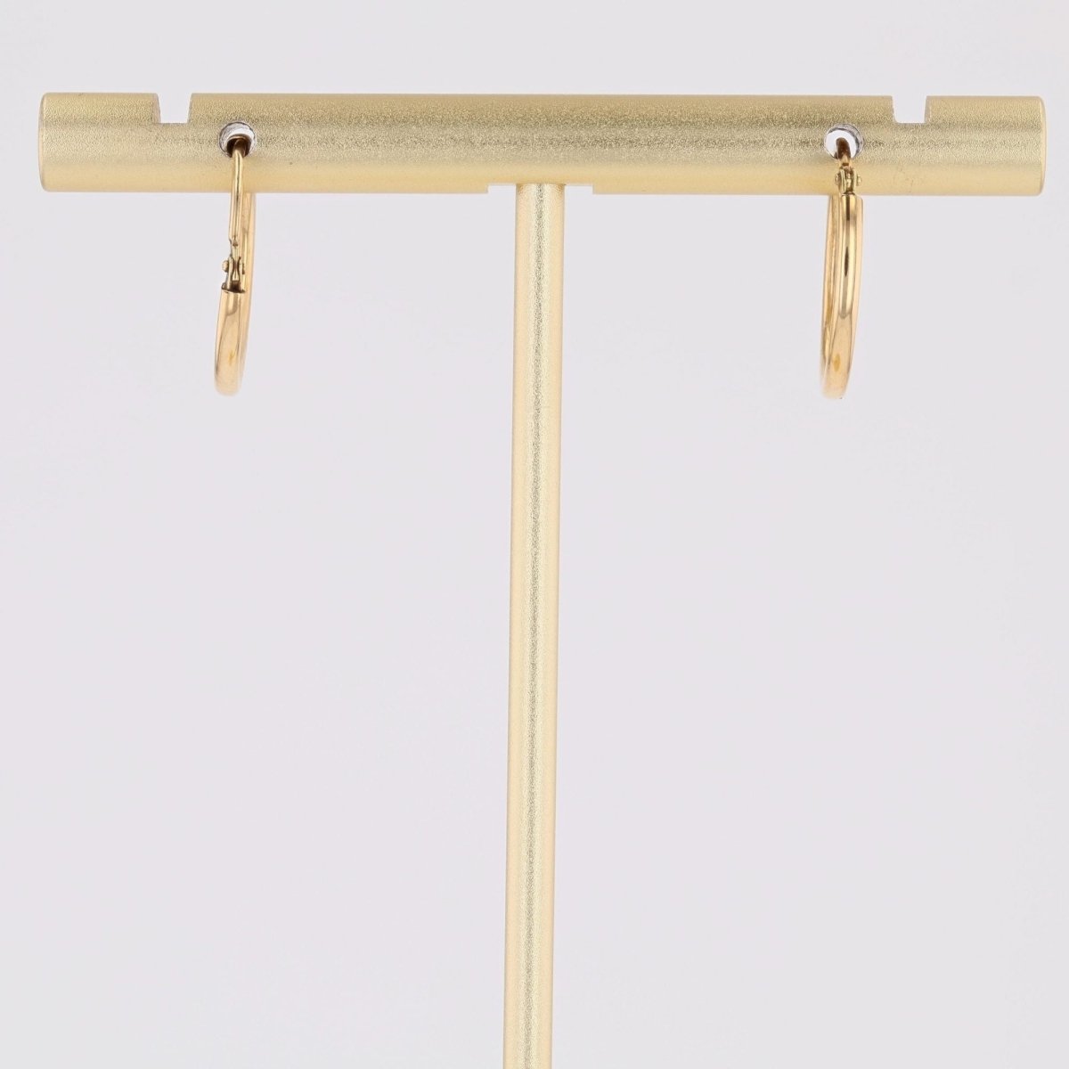 Fines boucles d'oreilles créoles or jaune - Castafiore