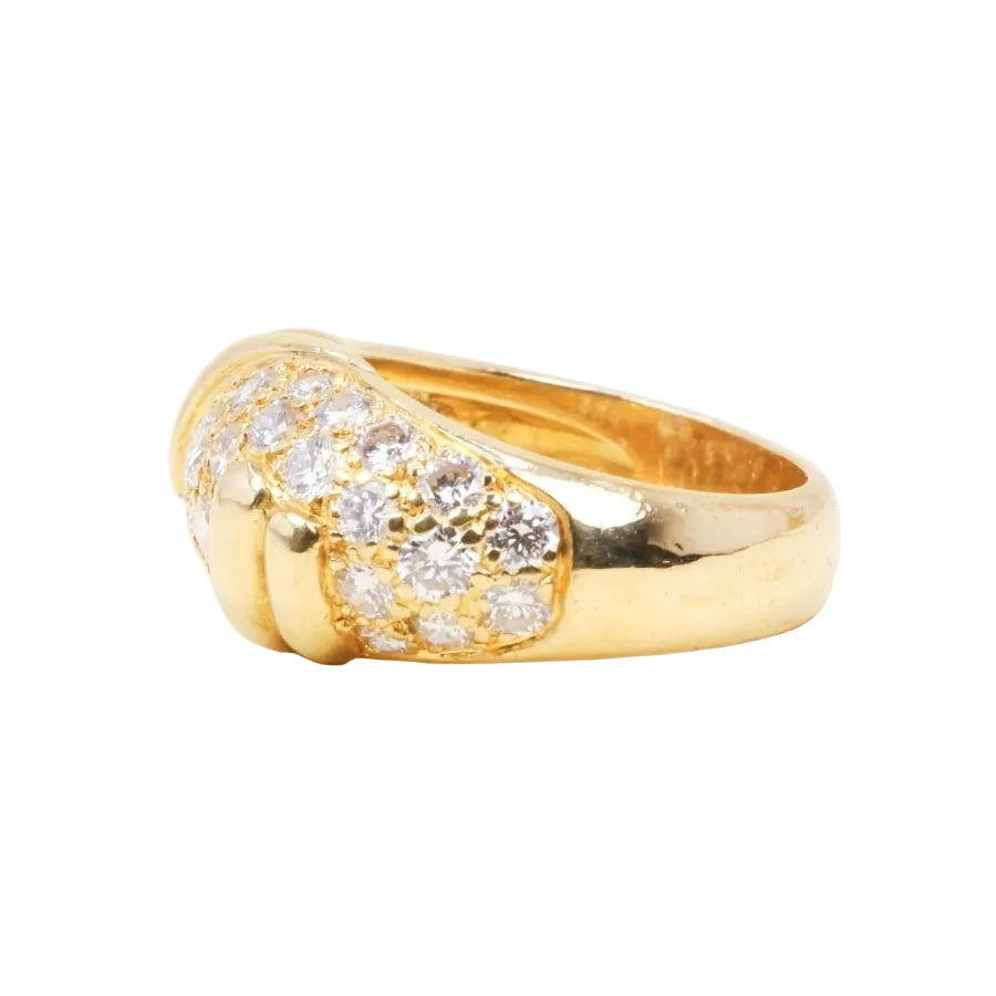 FRED Bague panthère or jaune diamants - Castafiore