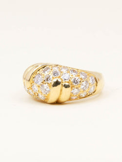 FRED Bague panthère or jaune diamants - Castafiore