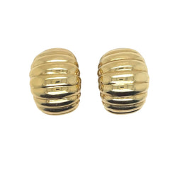 Fred Yellow Gold Half - Hoop Earring - Castafiore