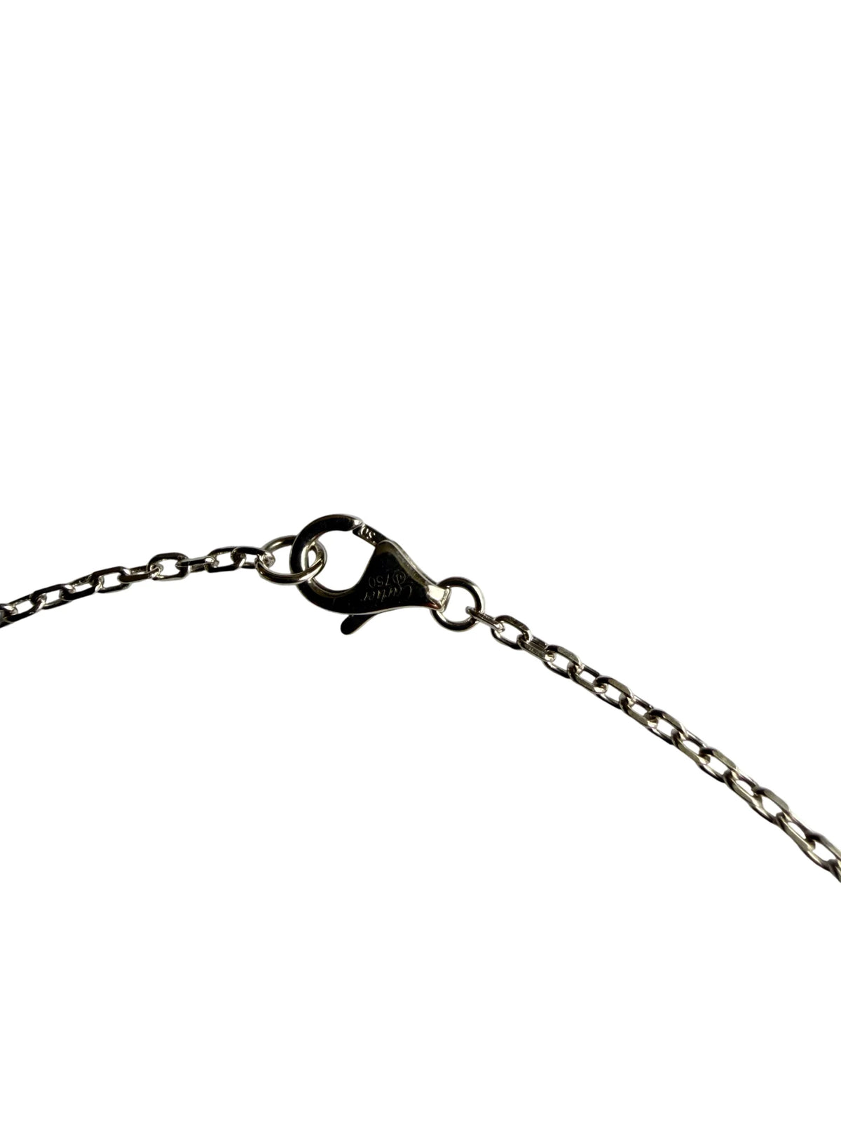 Collier Pendentif CARTIER "Love" en or blanc et diamants