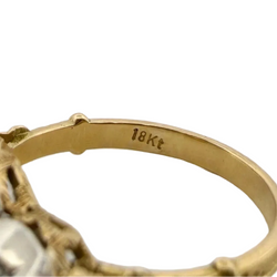 Bague Trilogie en or jaune et diamants