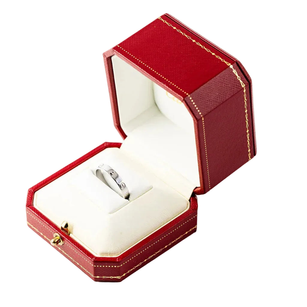 Bague CARTIER Love en or blanc
